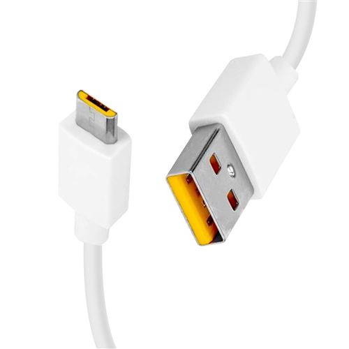 Câble USB 2A vers Micro-USB Charge et Synchronisation 1m Original Realme Blanc