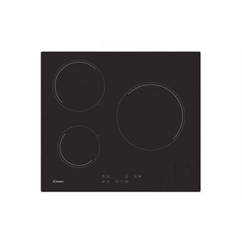 Plaque vitrocéramique 3 foyers SMEG SE263TD1 Noir | Leroy Merlin