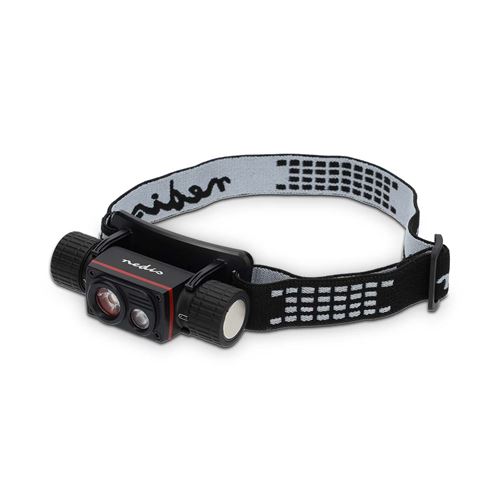 Nedis - head flashlight - LED x 2 - 10 W - 6500-8000 K - black