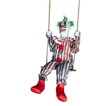 Automate Zombie Halloween 80 Cm - Balance, Son Et Lumière, Décoration Effrayante Réaliste