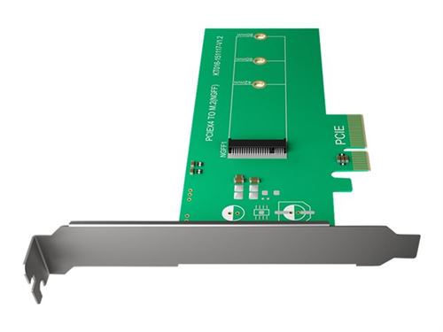 ICY BOX IB-PCI208 - Adaptateur d'interface - M.2 - PCIe 3.0 x4 - vert