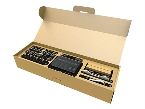 Neomounts WL30S-950BL19 Schwerlast-Wandhalterung 55-115" - fest - abschließbar - Quer- und Hochformat