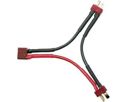 Câble adaptateur pour batterie Modelcraft 56359 [1x T-femelle - 2x T mâle] 0.70 m 2.50 mm²