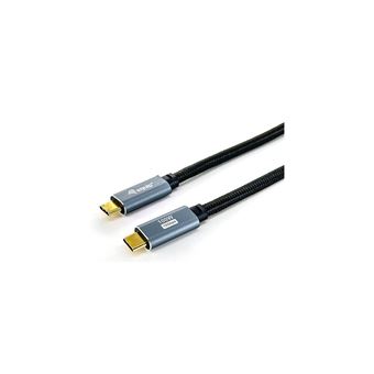 Equip 128359 Câble USB 3.2 Gen 2 C vers C, M/M, 3.0m, PD100W, 4K/60Hz, 10Gbps, noir - 1