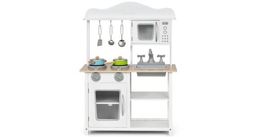 Non Communiqué Cuisine Pour Enfants Avec Accessoires : Micro-Ondes Casserole Ustensile Jeu D'imitation Ensemble De Jeu D'imitation