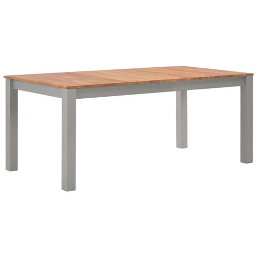 vidaXL Table de salle à manger 180x90x74 cm Bois de chêne solide
