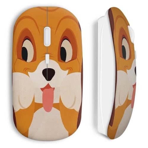 Souris Sans Fil Rox Et Rouky Chien (Maniacase)