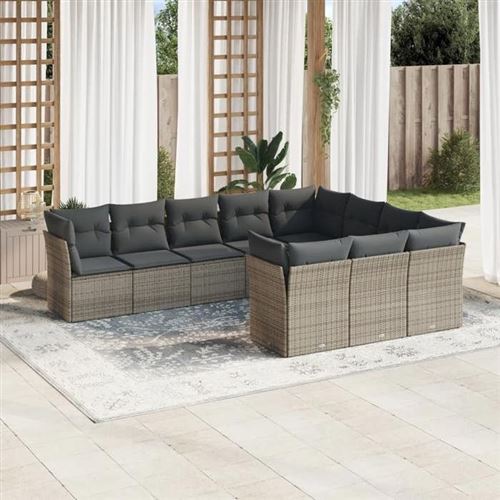 Vidaxl Gris Salon De Jardin - Image 3