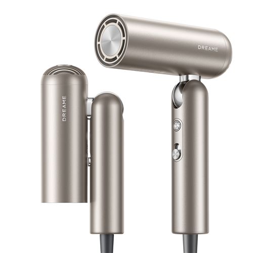  DREAME Pocket Neo S&egrave;che-cheveux Grande Vitesse, 3 Formes pliables, poids l&eacute;ger de 300g, Moteur de 110 000 tr/min, 300 Millions d'ions N&eacute;gatifs, Temp&eacute;rature Constante