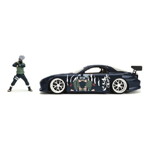 Jada Toys Noir Figurine Naruto Shippuden Véhicule 1/24 1993 Mazda Rx-7 - Image 3
