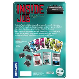 Inside Job un jeux de plis presque cooperatif