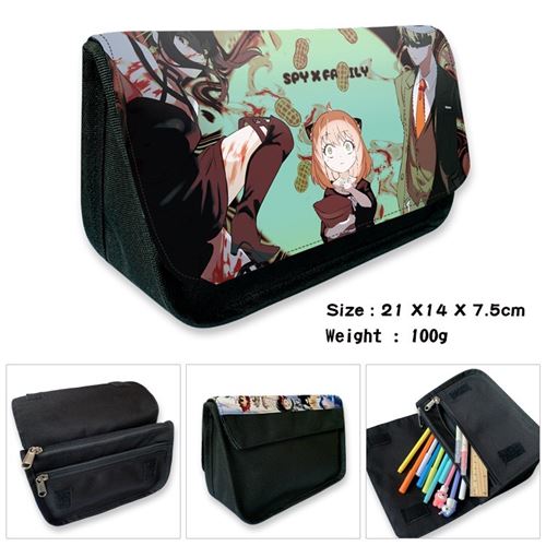 Trousse à crayon Spy x Family pour Garçon et Filles (PC5798) 21x14x7.5 cm Multicolore