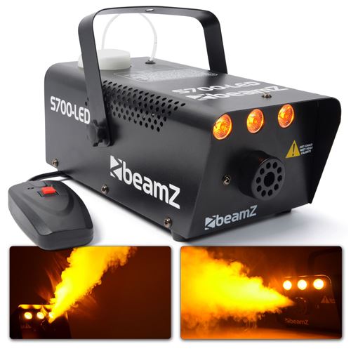 BeamZ S700LED Machine à fumée avec effet flamme