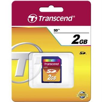 Transcend Carte mémoire SD 2 Go - Carte mémoire SD - Achat & prix | fnac