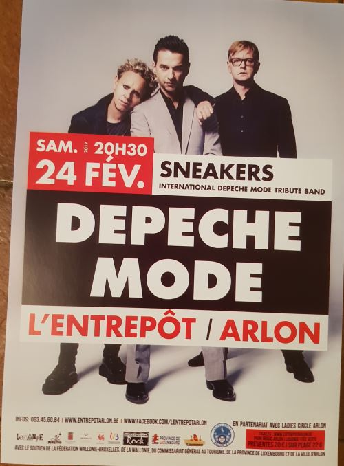 DEPECHE MODE - Sneakers Tribute - AFFICHE