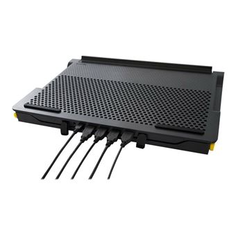 Refroidisseur pour PC Portable Targus avec 4 ports Hub 2.0 Noir et Gris - 1