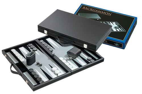 Philos Backgammon gris moyen 38x2
