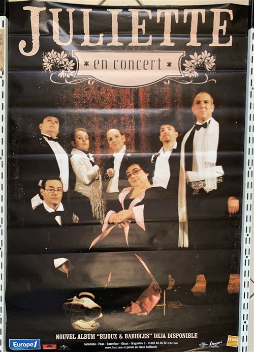 Juliette - Bijoux & Babioles - En Concert - 70x100cm - Affiche