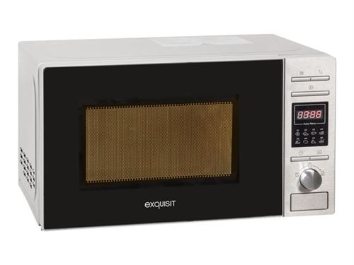 Exquisit MW820DI - Four micro-ondes monofonction - 20 litres - 700 Watt - argent
