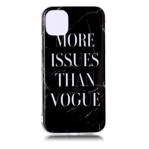 Coque en TPU motif de marbre IMD style Q pour votre Apple iPhone XR 6.1 pouces (2019)