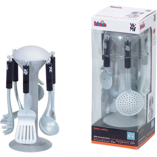 Klein - 9438 - jeu d'imitation - ustensiles de cuisine wmf avec support