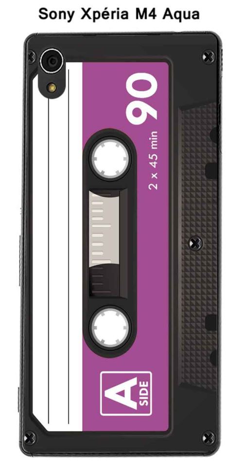 Coque K7 couleur Mode Deep orchid pour Sony Xpéria M4 Aqua