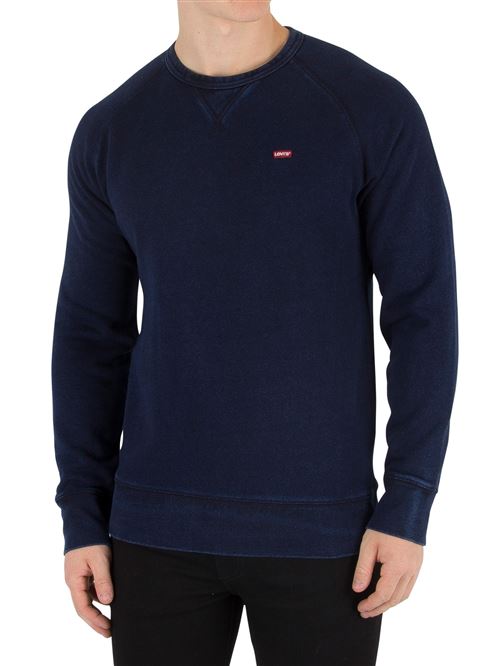 Levi's Homme Sweat-shirt d'origine, Bleu