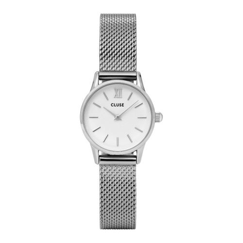 CLUSE La Vedette Silver/White 24mm montre CL50005