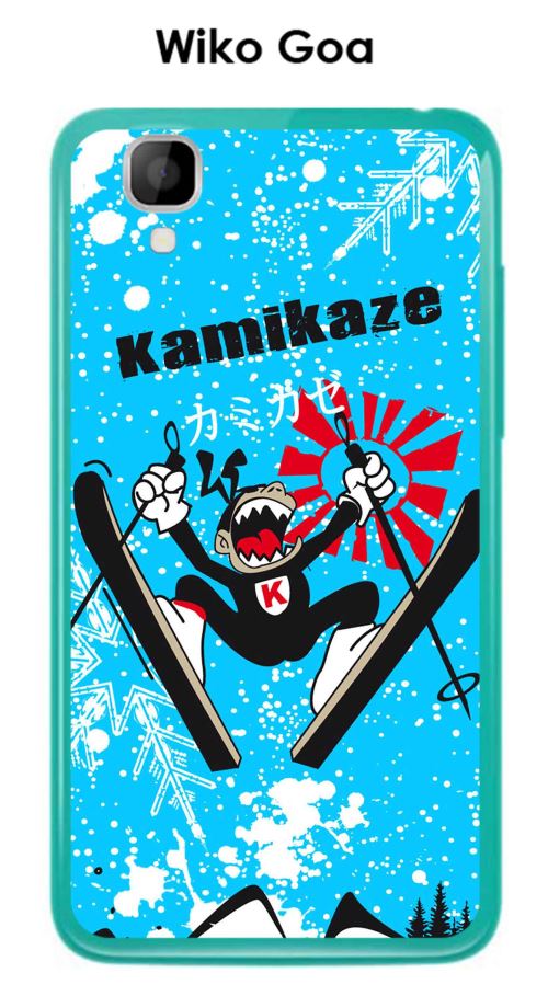 Coque Wiko Goa design kamikaze-ski