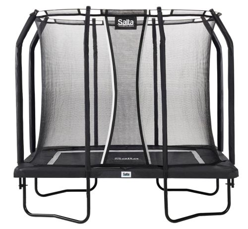 Trampoline Salta 153 x 214 cm Edition Premium Noire rectangulaire avec filet de sécurité