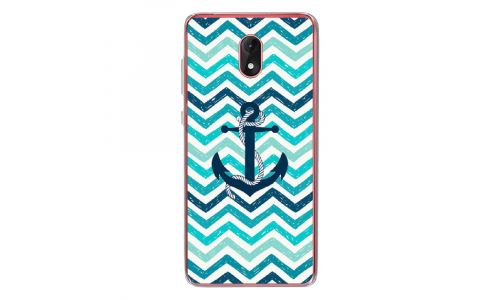 Coque souple pour Wiko Lenny 5 avec impression Motifs ancre
