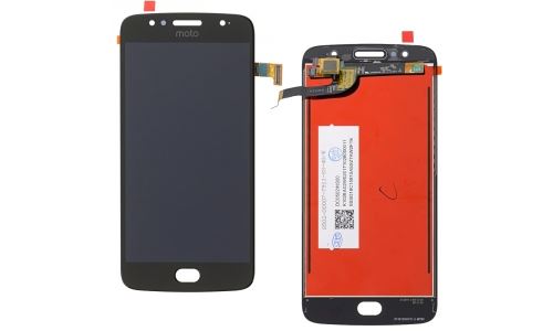 Vitre tactile et écran LCD pour Motorola Moto-G5s coloris noir