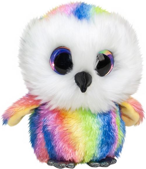 Lumo Stars peluche en peluche Lumo Owl Stripe multicolore 15 cm