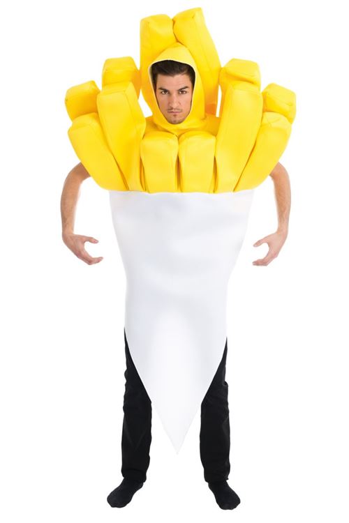 Costume Cornet De Frites - Jaune