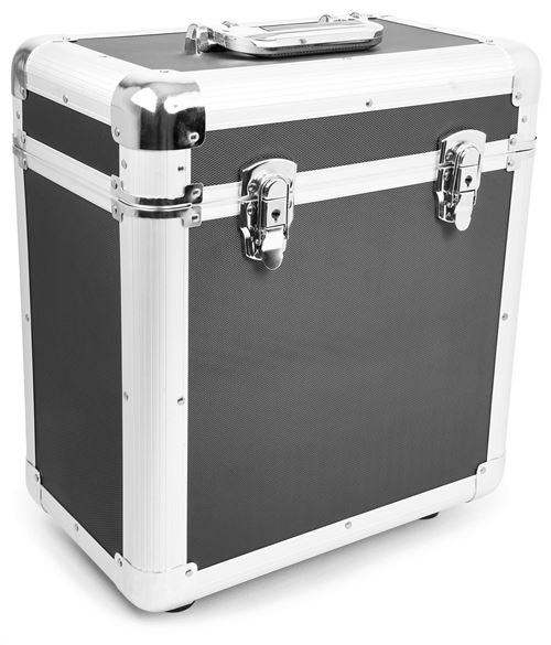 Power Dynamics RC80 12 Valise à vinyles en aluminium pour 80 LP – noir