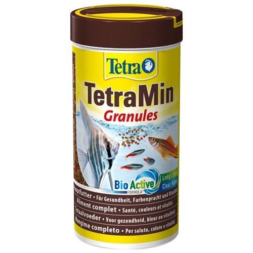 Alimentation tetramin granules pour poissons contenance 500 ml