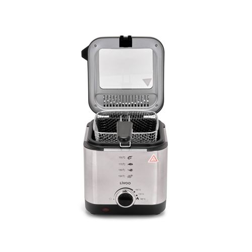 LIVOO Feel good moments Friteuse 1,5 L Gris