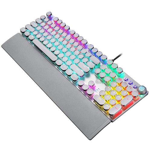 AULA F2088 Clavier filaire rétro 104 touches - Noir