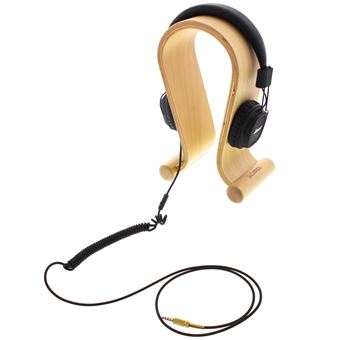 Support Pour Casque Audio Hi Fi En Bois Beige Accessoire Pda Et