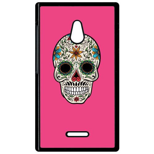 Coque Nokia X2 Crane Couleurs Fond Rose