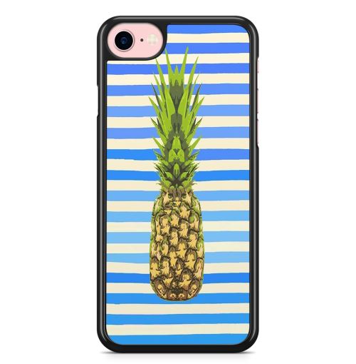 Coque Fifrelin pour iPhone 5 5S et SE Summer Pineapple Ananas Mariniere