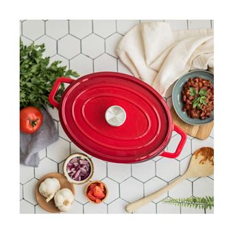 Cocotte ovale Livoo MEP129R Rouge