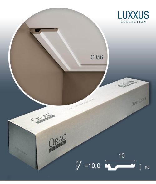 Orac Decor C356 LUXXUS 1 carton complet 14 Corniches Moulures Cimaises 28m