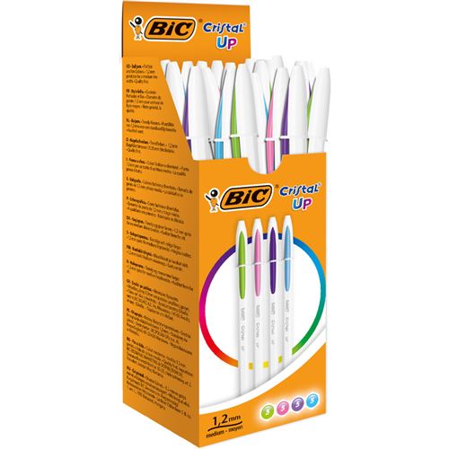 Stylo À Bille Bic Cristal Up Modèle Aléatoire