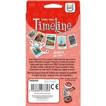 Jeu de cartes Asmodee Timeline Histoire de France