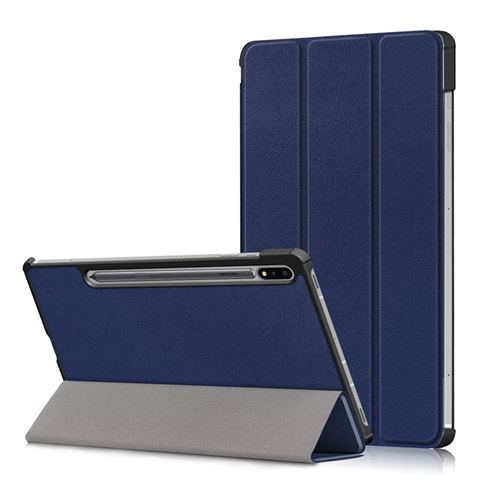 XEPTIO  Housse Samsung Galaxy Tab S7+ - Bleu