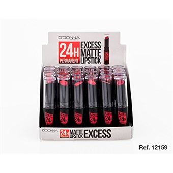 Lot 6 Rouge A Levre Matte Excess Tenue 24h Permanent Tons