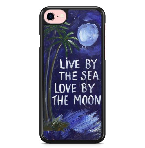 Coque Fifrelin pour iPhone 7 et iPhone 8 Live by the sea love by the moon