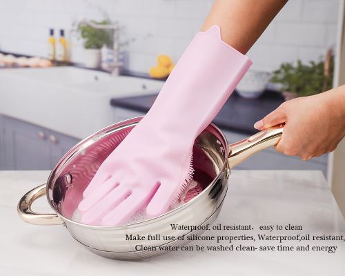 2€ sur 1 paire gants cuisine gants de nettoyage en silicone magie