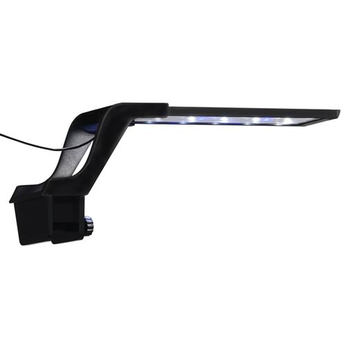 vidaXL Aquariumlamp met klem LED 25-45 cm blauw en wit50951